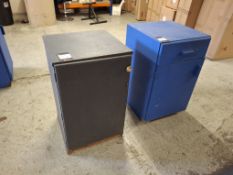3 wooden cabinets