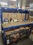 Workbench with raised shelf 6ft x 770mm
