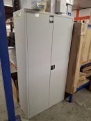 Kinsman double door steel cabinet
