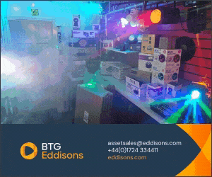 The Complete Stock of an Established Disco, Stage, PA, Lighting & DJ Retailer
