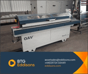 2022 Dominion 2142 Wallsaw & 2023 OAV 350M Edgebander previously of Deane Interior Solutions Limited