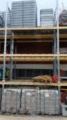 Contents of bay to include 2 pallets of ducting access chamber liner, length of air compressor hose,