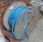 Spool of 25mm scaffold rope (located in rear shed) �5+vat lift out fee