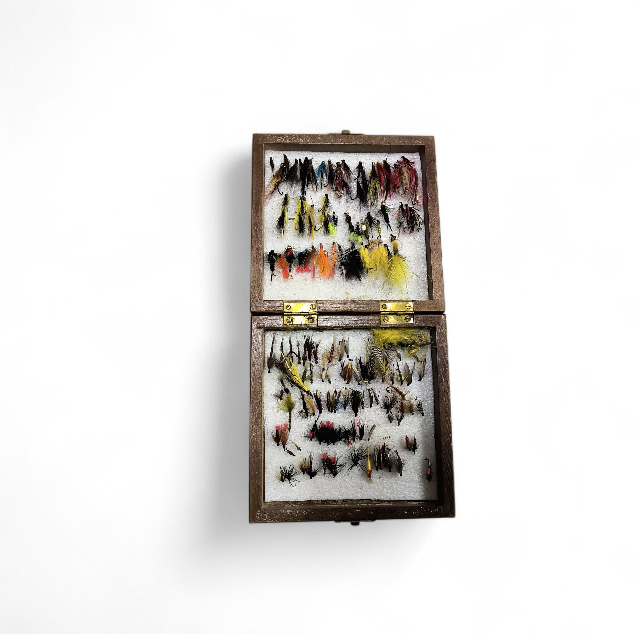 Two Vintage Double Boxes, one with nearly 300 trout and salmon lures, the other with over 100 game - Image 4 of 4