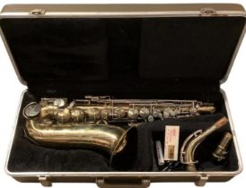 A Cleveland alto saxophone by King Musical Instruments, Eastlake, Ohio, serial number C230375,