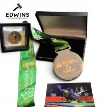 Ronnie O'Sullivan, World Snooker Tour Saudi Arabia Snooker Masters 2025 Runner Up Medal, this