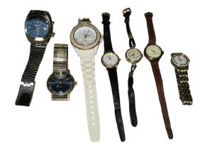 Collection of Vintage and Later Wristwatches including Memostar Mechanical Alarm, Seiko Solar, Ice-