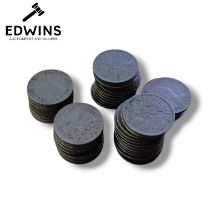 62 Used Sixpenny Piece's circa 1950s/1960s