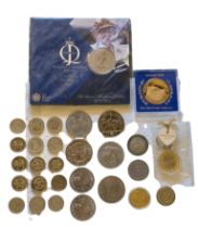 Coinage- A Mixed Collection of British and World Coins & Commemoratives, Including fifteen pre-