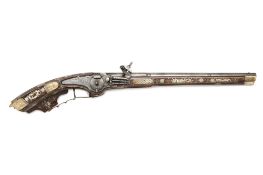 Wheel-lock rifle with rich inlay | Europe, European