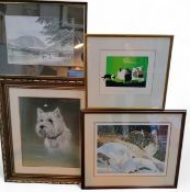 M H Janwell?, by and after, Not the dog ......again!, block print, titled and signed in pencil, 40/
