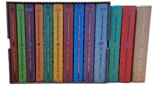 Snicket, Lemony, A Series of Unfortunate Events box set, books 1 - 10 in card slip; books 11 and