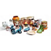 Decorative Arts - a Friedel Bavaria figure, in the manner of Hummel, The Artist;   others; Poole