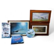 Corgi Story if Concorde, DVD and model, boxed;   Tokunaga The Red Arrows;   Coalport Reach for the