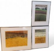 Dorothea M Patterson (Bn.1932) , by and after, Reeth, signed in pencil lover right, titled, etching,