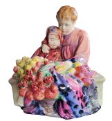 A Royal Doulton figure group, Flower Sellers Children, designed by L. Harradine, HN 1342,