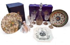 A Nestle and Huntsman commemorative octagonal plate, Jubilee Year, Victorian, Queen of Great Britain
