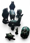 Blue Mountain Ceramics, Canada - brown bears, polar bears,  deer, tortoise;   etc  Blue Mountain