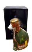 A Royal Crown Derby paperweight, National Dog, English Spaniel, printed marks in red,  limited