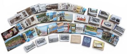 Postcards - George V and later postcards including humorous, black & white and colour scenic