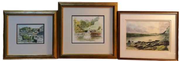 Brian Edwards, British, 20th century, Lathkill Dale, signed, dated 94, watercolour, 14.5cm x17.5cm;