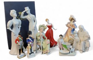 A Royal Doulton figure, Lady Doulton 1996, Katherine, HN3768;  another, Pretty Ladies, Deborah,