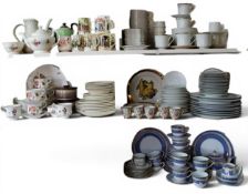 Tea and Dinner Ware - a Noritake tea service, for nine, comprising teapot and cover, milk jug and