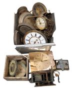 Horolgy - clock faces, movements, pendulums, etc