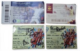 Autographs - Paolo Nutini - two Rolling Stones A Bigger Bang tour tickets, 27th Aug 2006, both