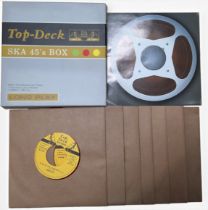 Vinyl 7" singles - Various Top-Deck Ska 45's Box, 8 x 7" coloured vinyl in original box (appear