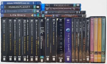 David Attenborough: The Life Collection twenty four DVD disc set in slip case; Life four disc set;