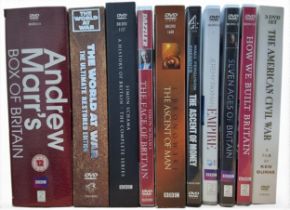 Andrew Marr's Box of Britain seven DVD disc set in slip; The World at War The Ultimate Restored