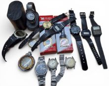 A Seiko 5 Automatic stainless steel gentleman's wristwatch, ser. no. 316468, 7009-8750, black
