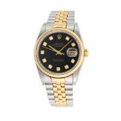 ROLEX, AN OYSTER PERPETUAL DATEJUST WRISTWATCH, ref. 16233, Y serial, circa 2001, in stainless steel