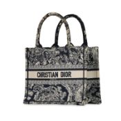 CHRISTIAN DIOR TOILE DE JOUY SMALL BOOK TOTE BAG