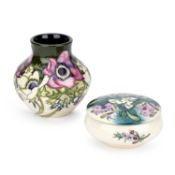 TWO MOORCROFT TRIAL PIECES