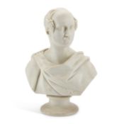 A W.H. KERR & CO., WORCESTER, PARIAN BUST OF PRINCE ALBERT