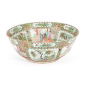 A CHINESE PORCELAIN PUNCH BOWL, C.1900