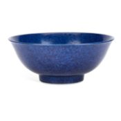 A CHINESE BLUE-GLAZED BOWL