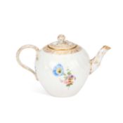 A BERLIN PORCELAIN TEAPOT, 19TH CENTURY