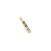A MULTI GEM-SET PENDANT