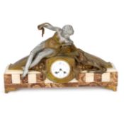 A FRENCH ART DECO CLOCK, C.1930