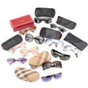 A GROUP OF DESIGNER SUNGLASSES