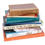A COLLECTION OF DERBY PORCELAIN REFERENCE BOOKS