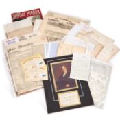 A GROUP OF EPHEMERA