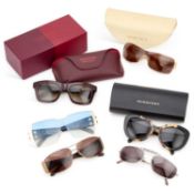 A GROUP OF DESIGNER SUNGLASSES