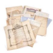 A GROUP OF EPHEMERA