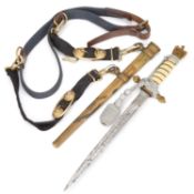 A GERMAN THIRD REICH KRIEGSMARINE DRESS DAGGER