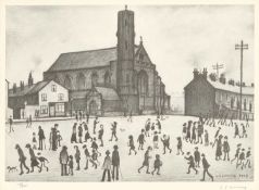 LAURENCE STEPHEN LOWRY RBA RA (1887-1976) ST MARYS CHURCH, BESWICK