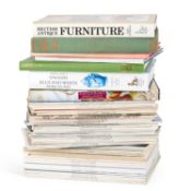 A LARGE COLLECTION OF ANTIQUE REFERENCE BOOKS AND PERIODICALS